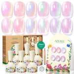 26-Free™ Cat Eye Gel Nail Polish Set (6PCS), 0.68 fl. oz each Aurora Bloom