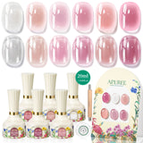 26-Free™ Sheer Gel Nail Polish Set (6PCS), 0.68 fl. oz each