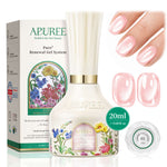 APUREE Nude Pink Gel Nail Polish Color Swatch Natural Gloss Finish