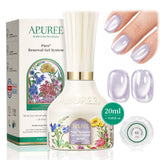 APUREE Lavender Pearl Strengthener Gel Nail Polish Color Swatch