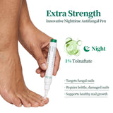 Apuree nighttime antifungal pen easy apply before bed for overnight toenail fungus treatment and repair