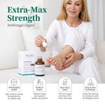 APUREE 3D Synergistic System antifungal liquid for healthy nails with extra-max strength nail repair formula