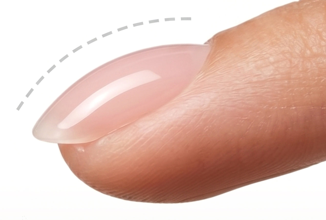 An-apex-nail-built-with-APUREE-builder-nail-gel
