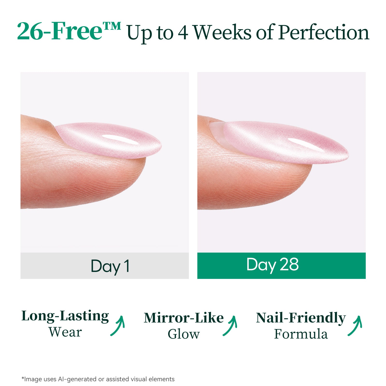 26-Free™ Cat Eye Gel Nail Polish: >64% Bio-Based, 0.68 fl. oz -Aqua Aura