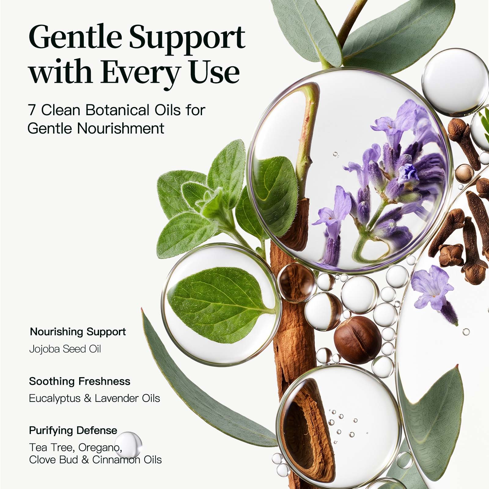 APUREE Antifungal Liquid Day & Night System Kit 7 Clean Botanical Oils Gentle Nourishing Formula
