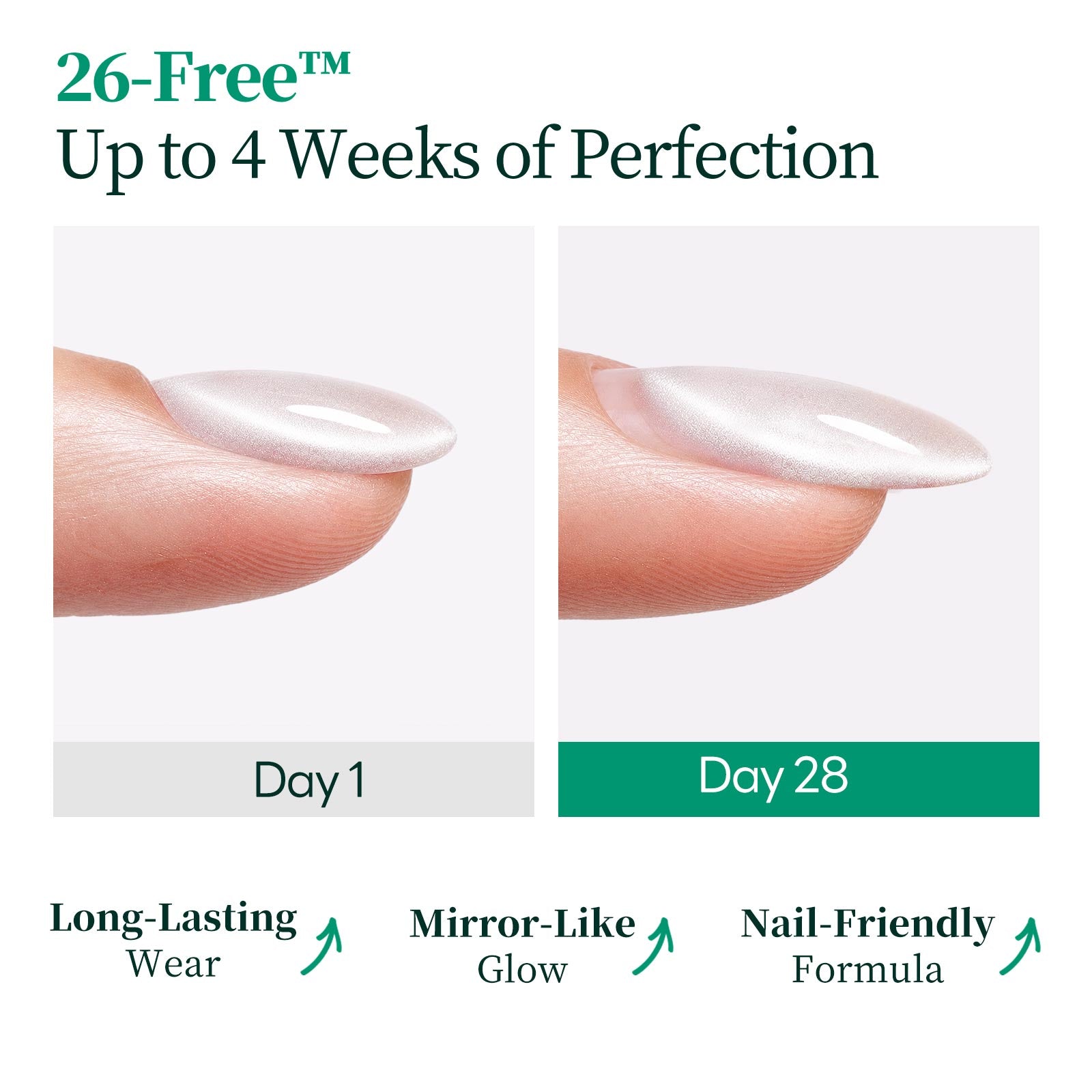 APUREE Long Lasting Strengthener Gel Polish with Mirror Like Gloss Finish