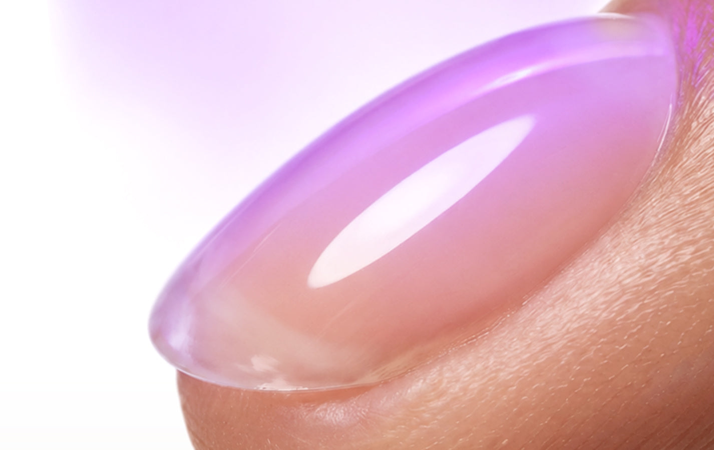 Curing-builder-gel-on-nail-surface-with-UV-lamp