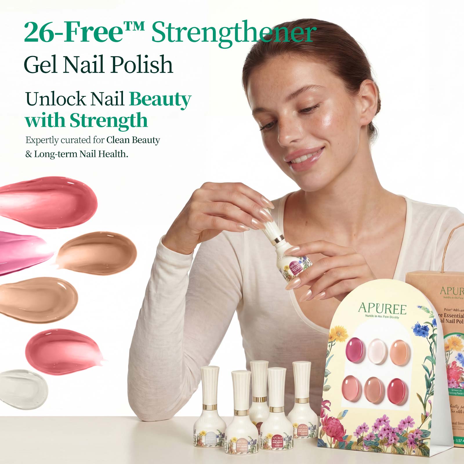 APUREE Healthy Gel Nail Polish Set