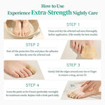 How to use Apuree nail repair patches step by step for overnight nail treatment and damaged nail care routine