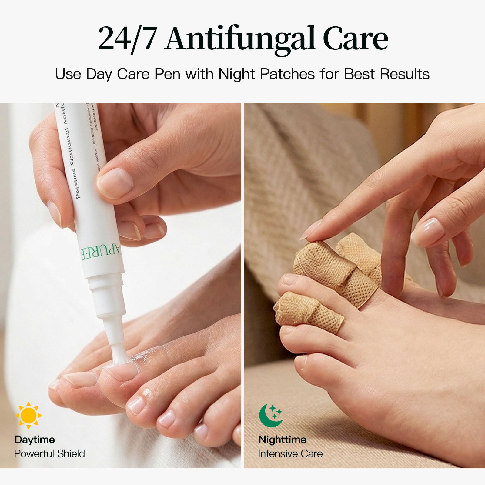 Antifungal Pen & Patch Kit with 26-Free, Maximum-Strength Formula