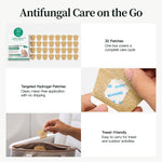 APUREE maximum strength nail fungus patches pro travel-friendly 32-count hydrogel patches