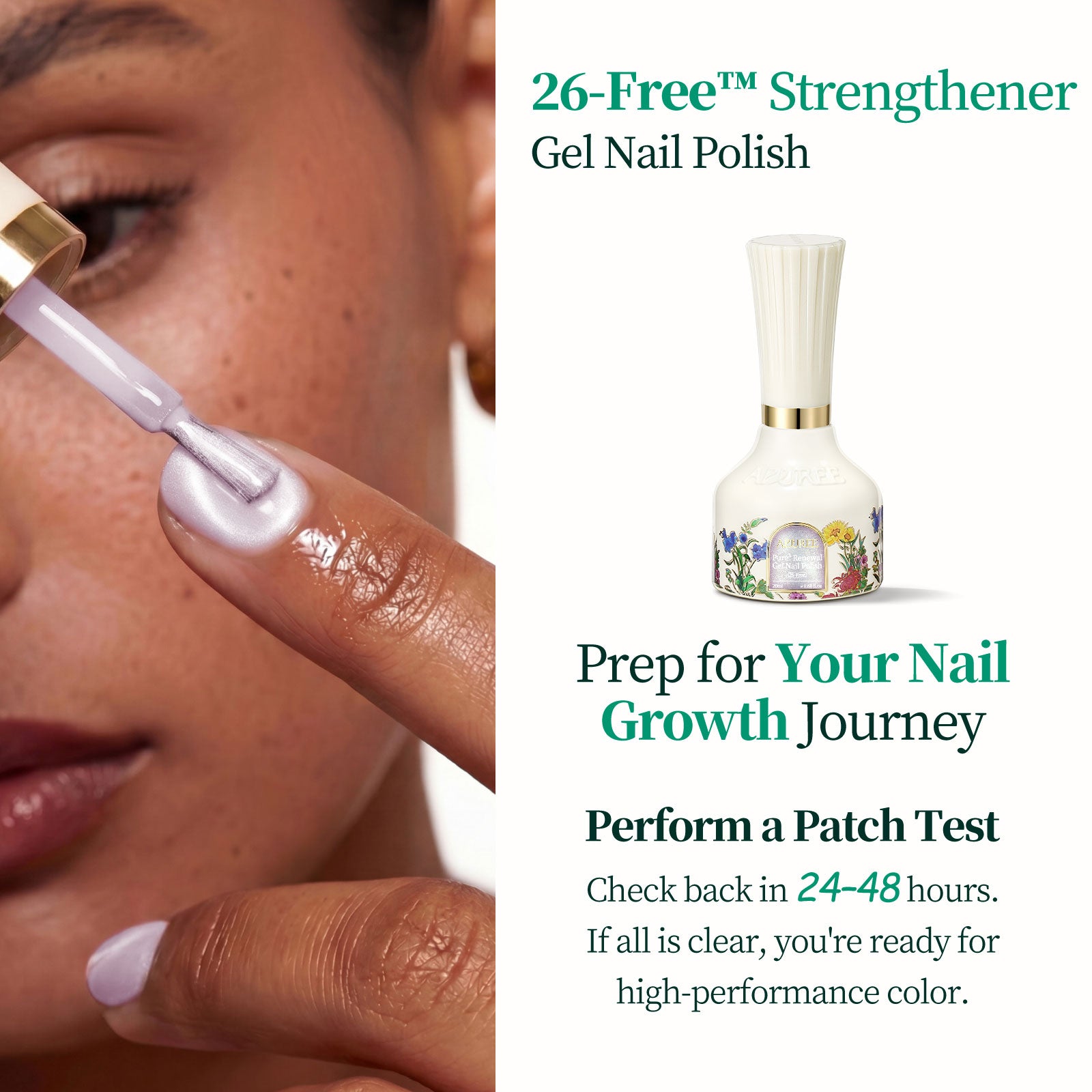 APUREE Gel Nail Polish Patch Test and Nail Care Application Guide