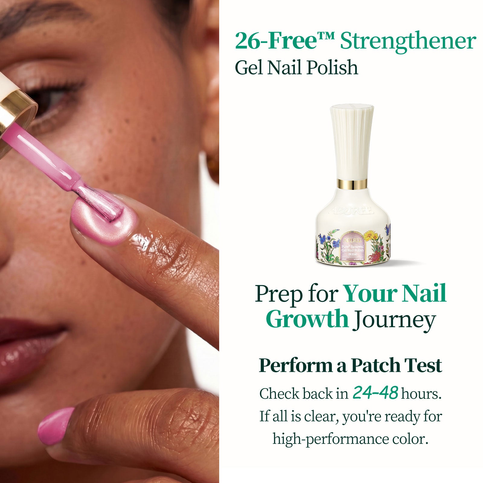 26-Free™ Cat Eye Gel Nail Polish: >64% Bio-Based, 0.68 fl. oz -Opal Bloom