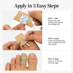 APUREE maximum strength nail fungus patches pro three-step application instructions