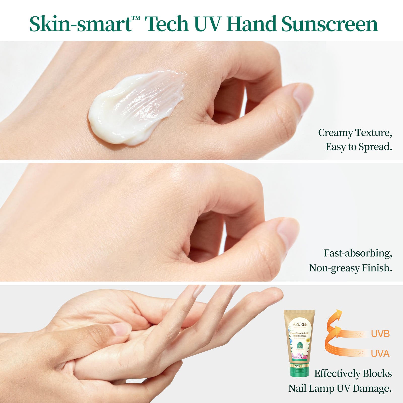  APUREE Pure SPF 50 UV LED Lamp Defense