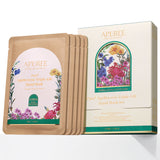 Pure⁶ AgeReverse Triple-Lift Hand Mask Set: 10-Minute Extra Moisture, Organic Multi-peptide, 5 Pairs