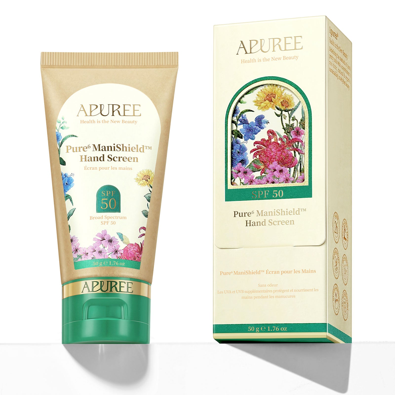 APUREE SPF 50 Broad Spectrum Hand UV Screen