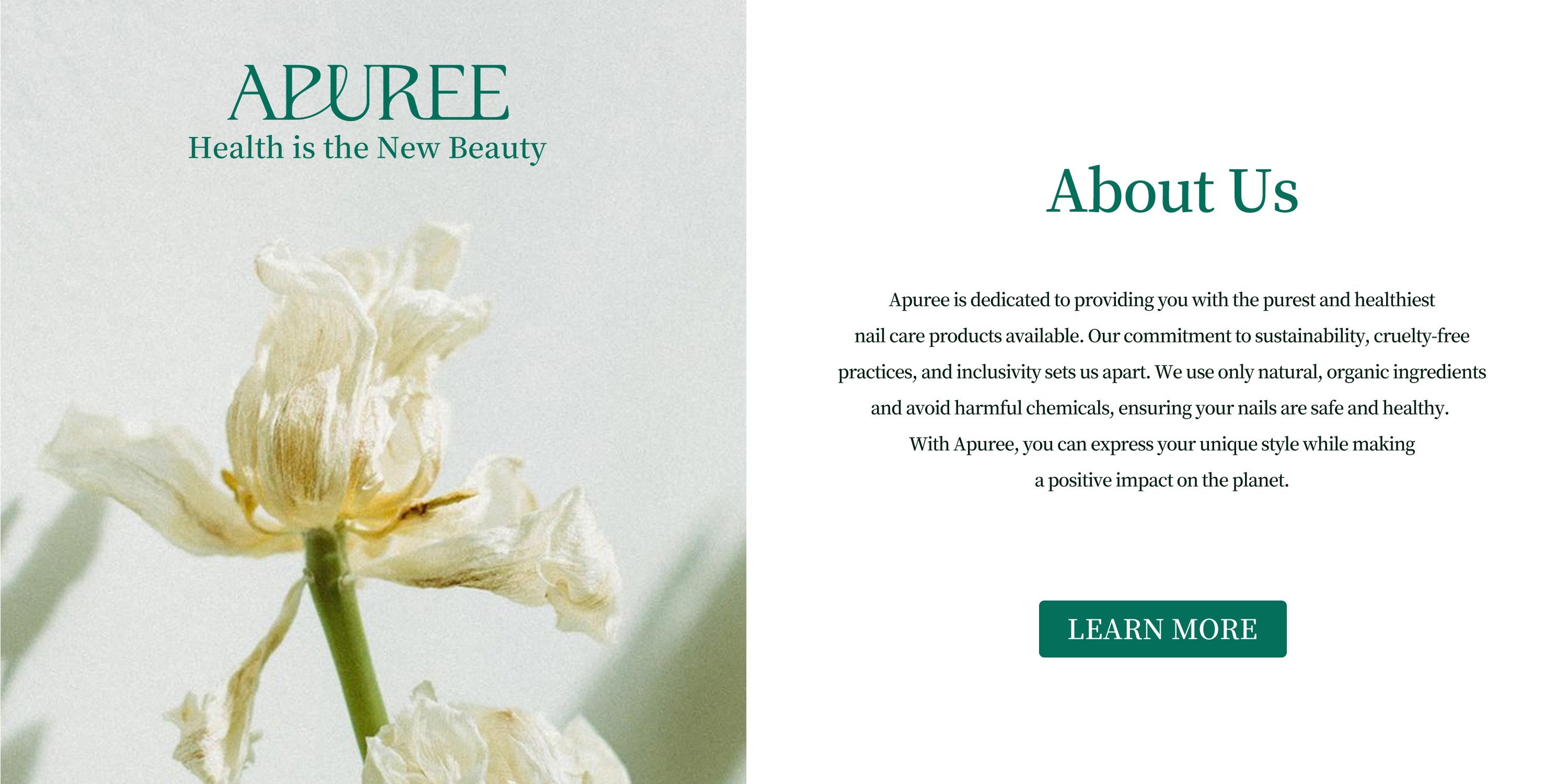 APUREE Eco-Friendly Nail Brand Vegan Nails
