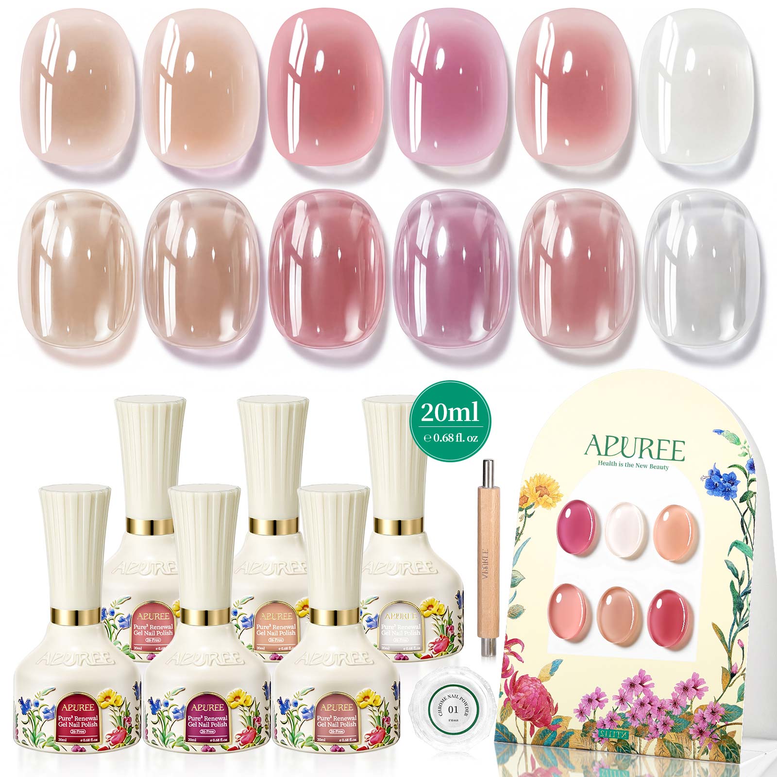 APUREE Best Gel Nail Polish Set
