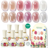 26-Free™ Sheer Gel Nail Polish Set (6PCS), 0.68 fl. oz each
