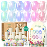 26-Free™ Cat Eye Gel Nail Polish Set (6PCS), 0.68 fl. oz each Aqua Aura