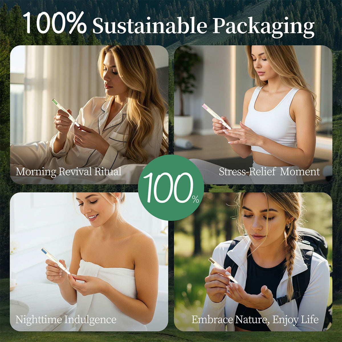 Apuree 100% sustainable packaging